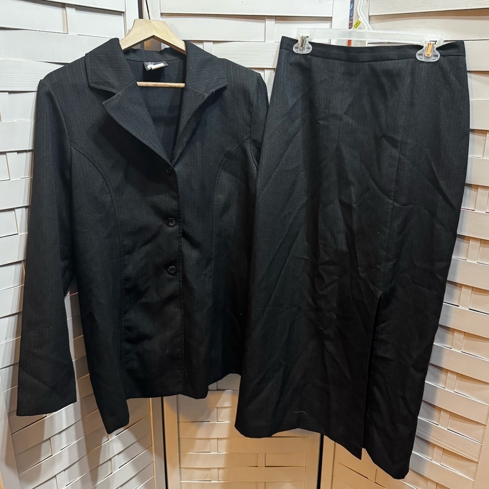 First Option Two Piece Skirt and Blazer Set